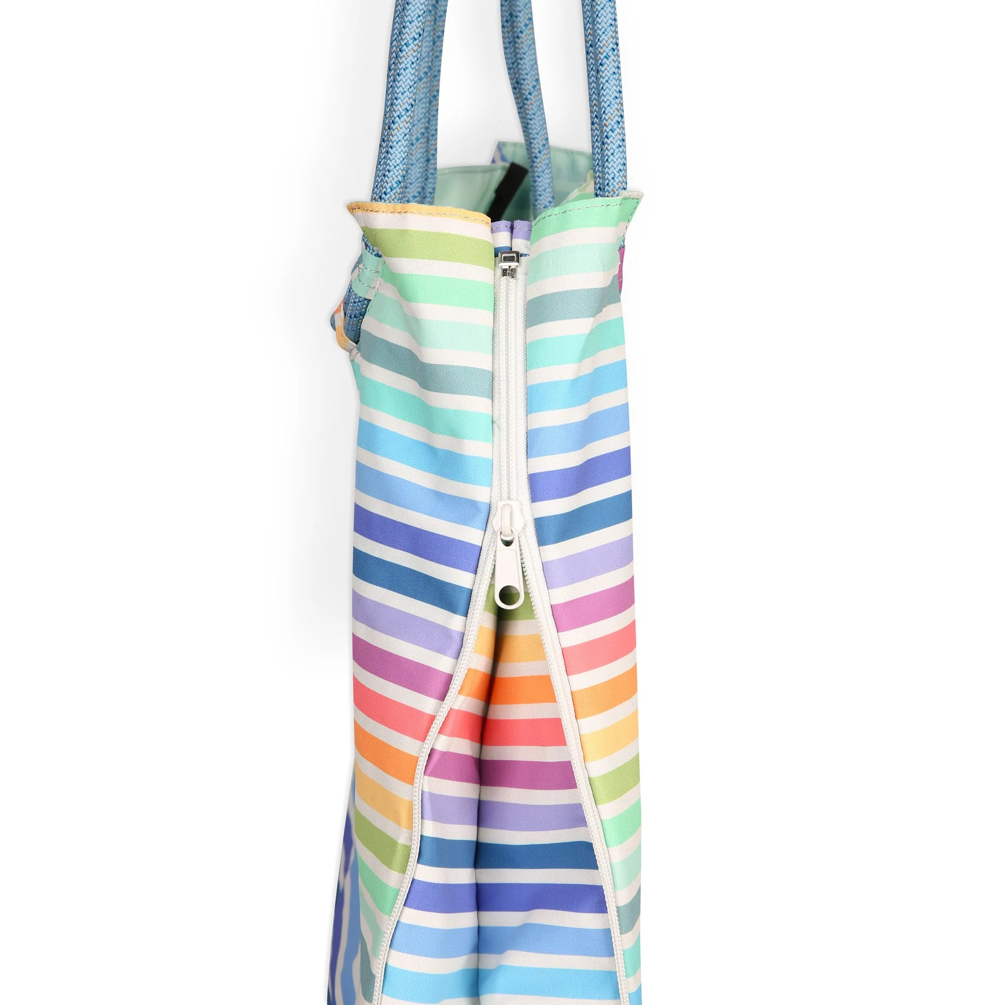 KAVU Barter Tote Bag (Rainbow Stripe) - Image 3