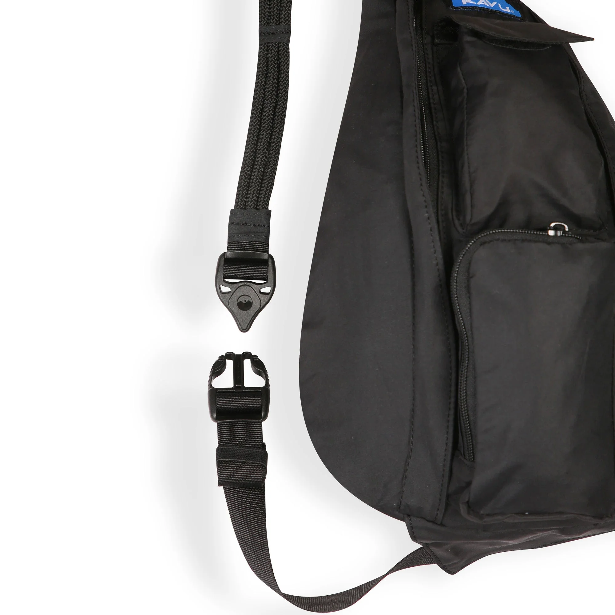 KAVU Mini Slingback Rope Bag (Black) - Image 3