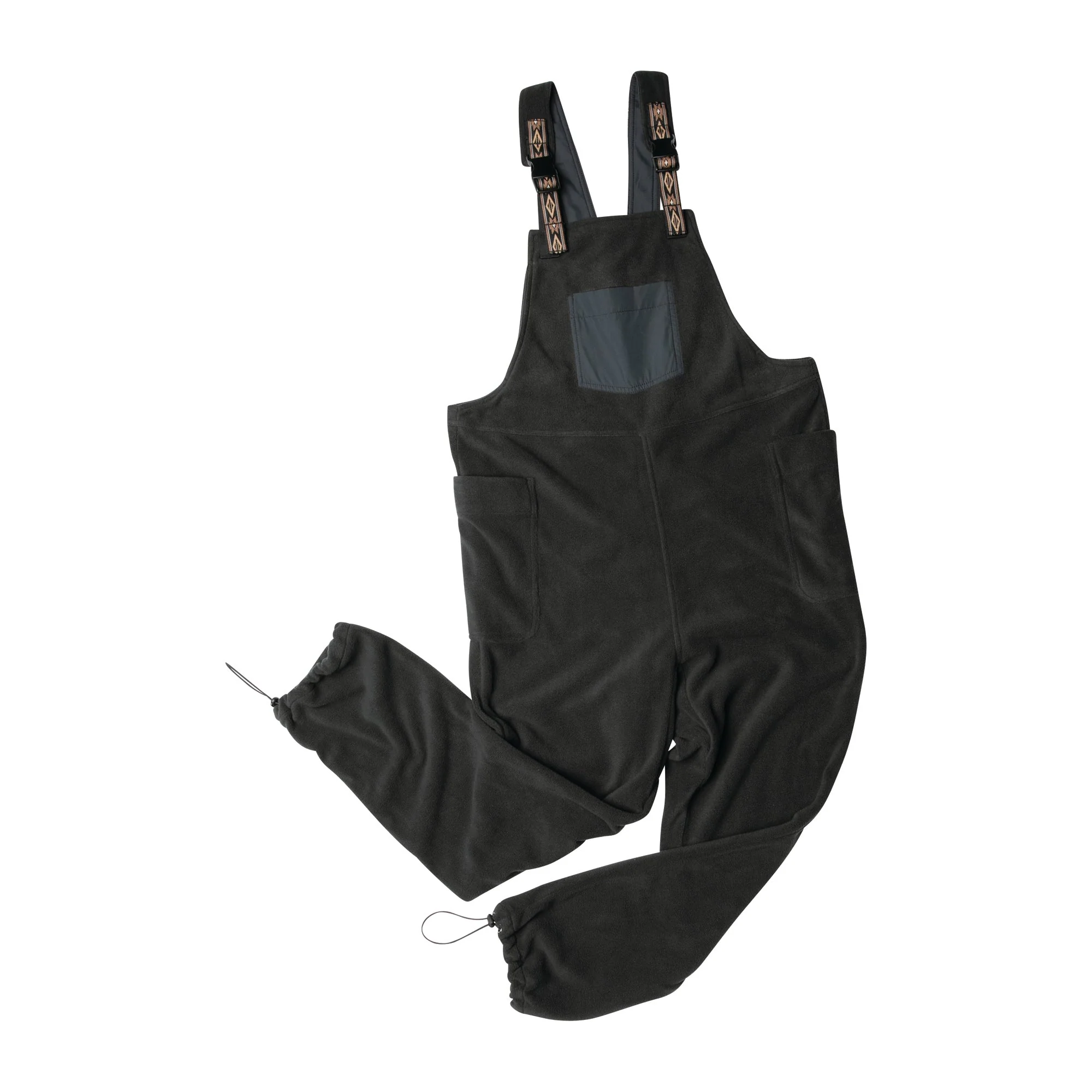 KAVU Pocatello Fleece Overalls (Black) - Image 4